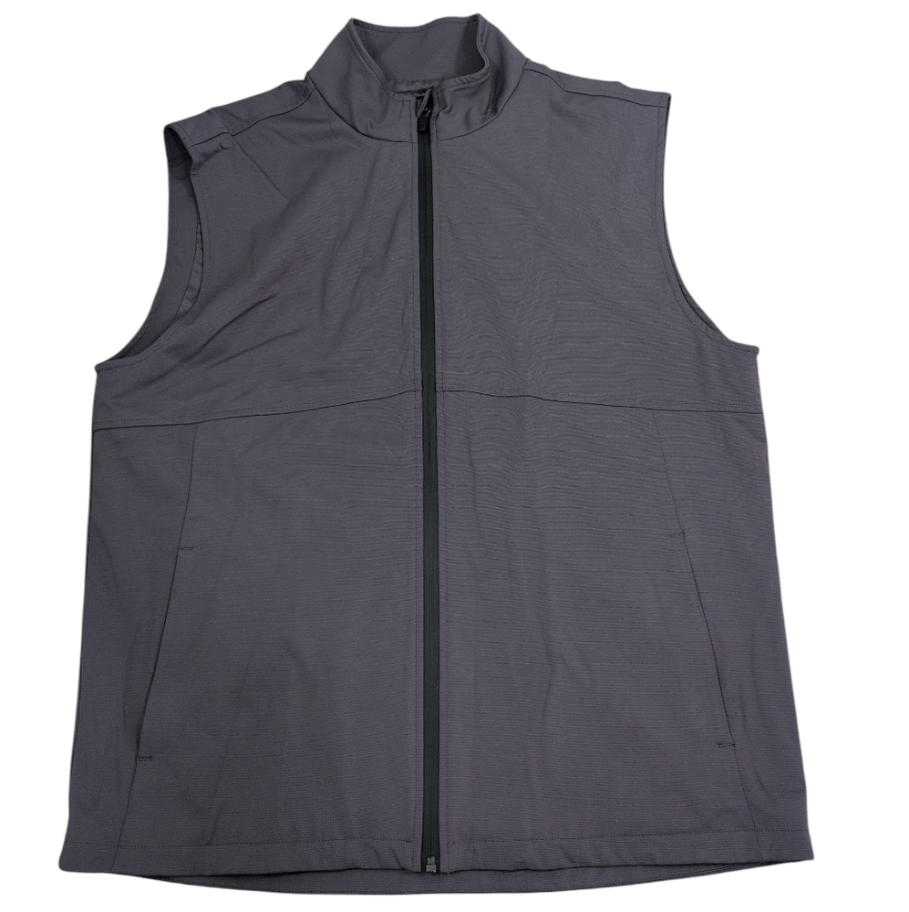 01.ALGO 01. Performance Vest, UPF 40 Water Repellent, Gray, Men's XL, Zip
